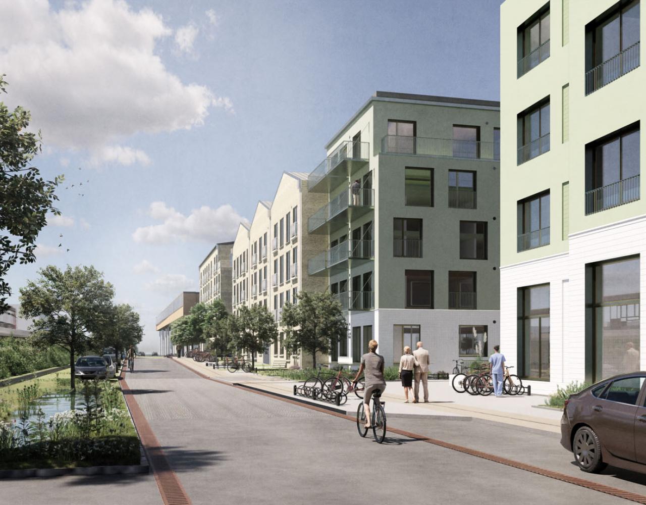 Jorisvej, nybyggeri, boligkvarter, industriområde