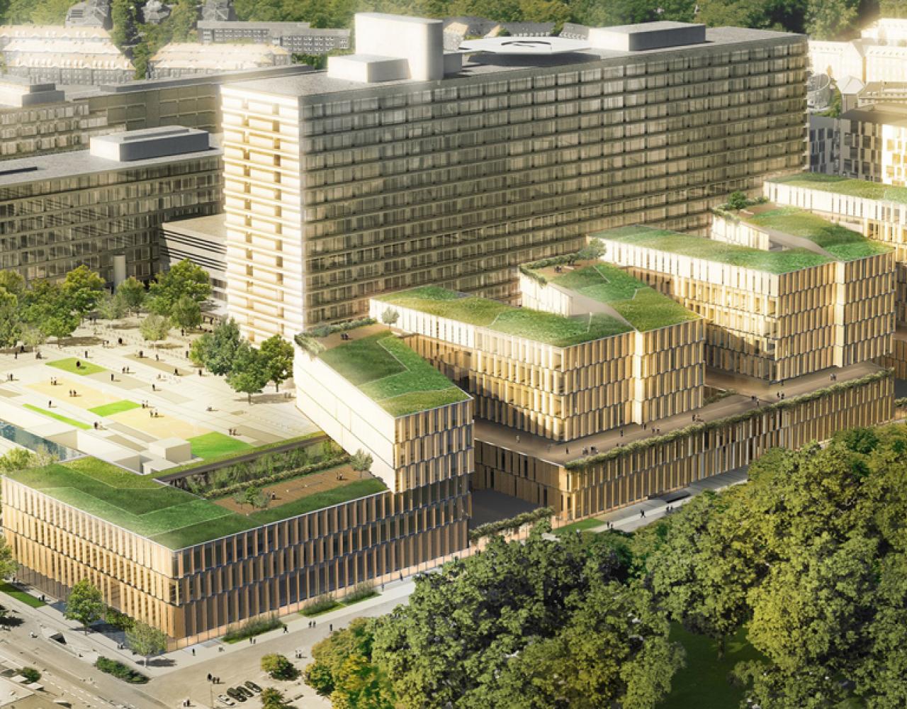 Rigshospitalet nordfløjen model