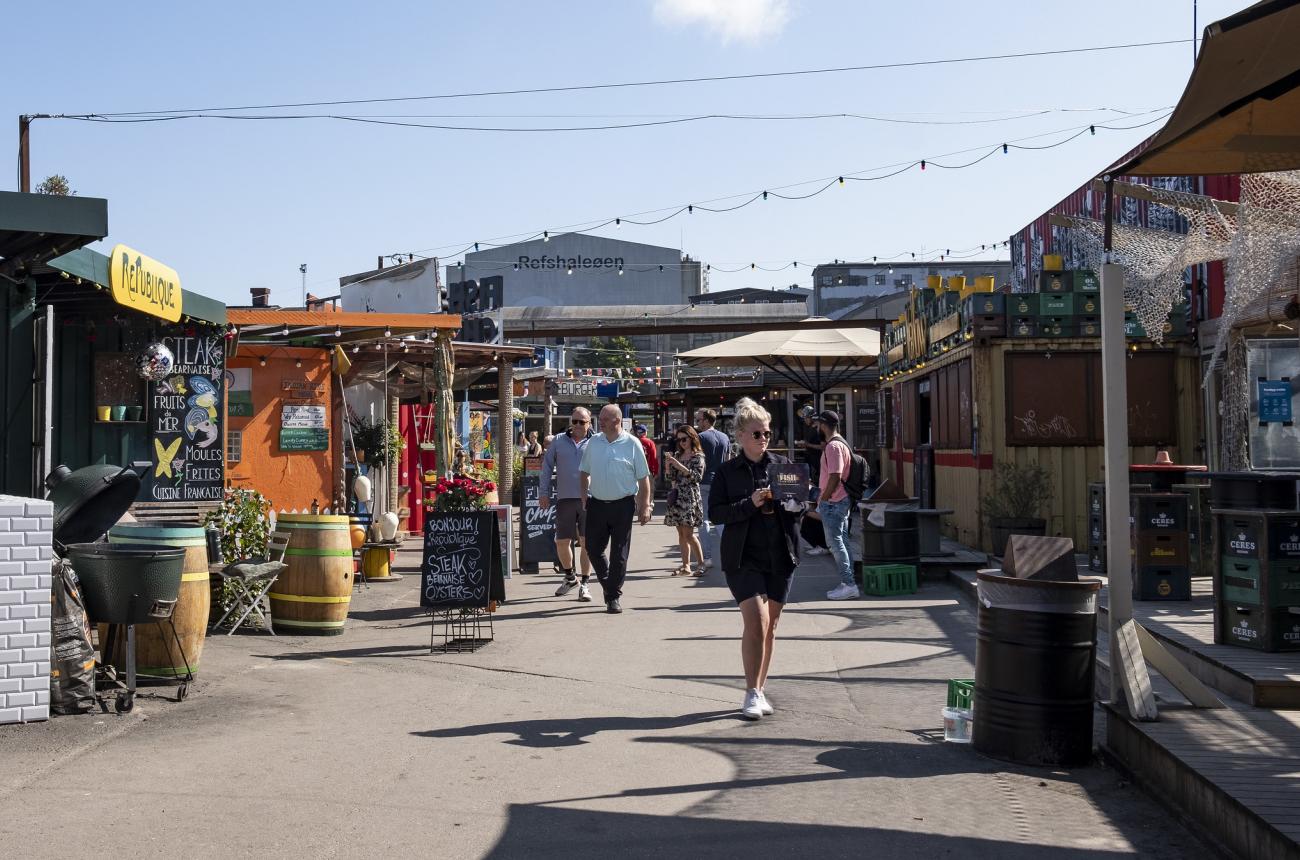 Refshaleøen, madmarked, streetfood, boligområde