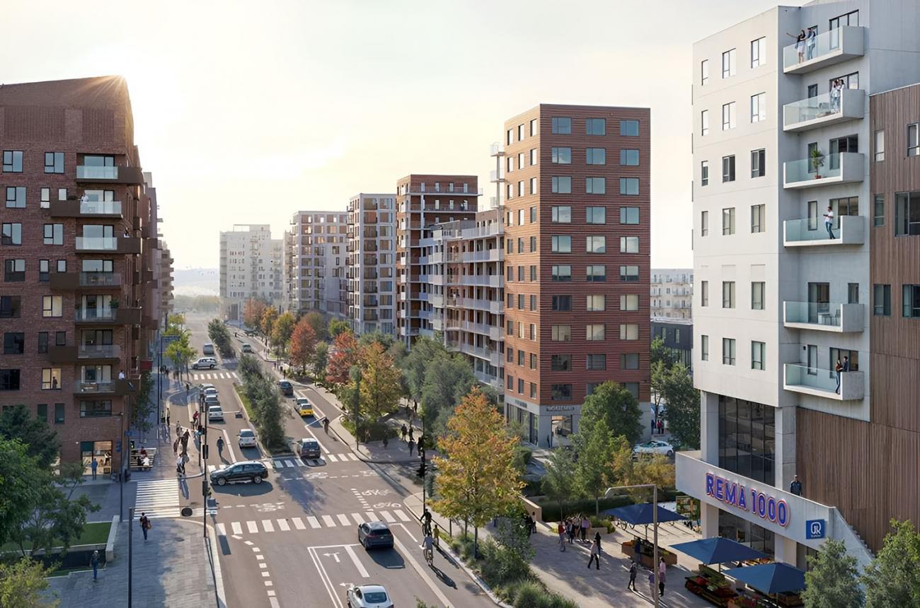 Ørestad, boliger, byliv