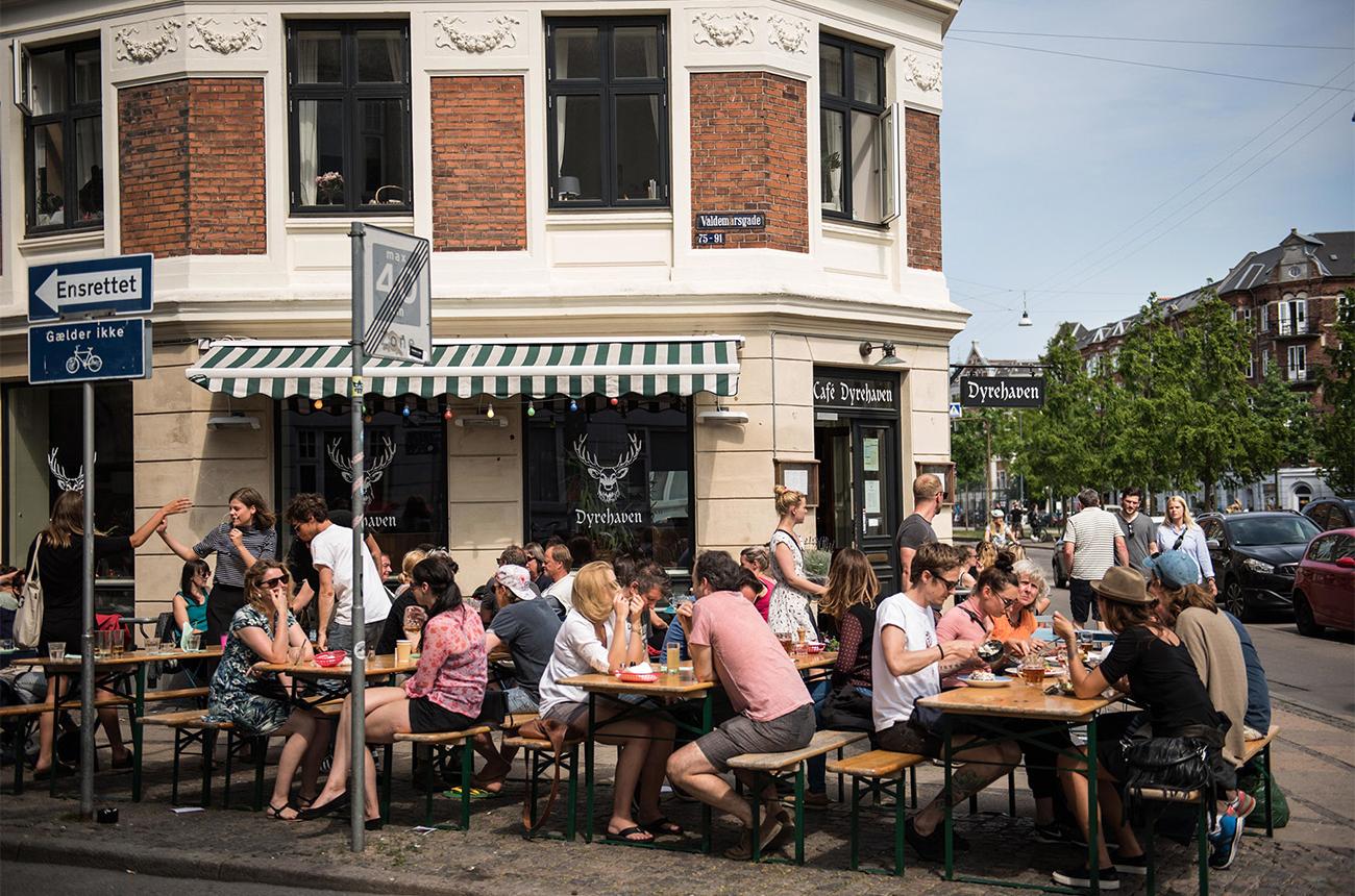 cafe dyrehaven udeservering