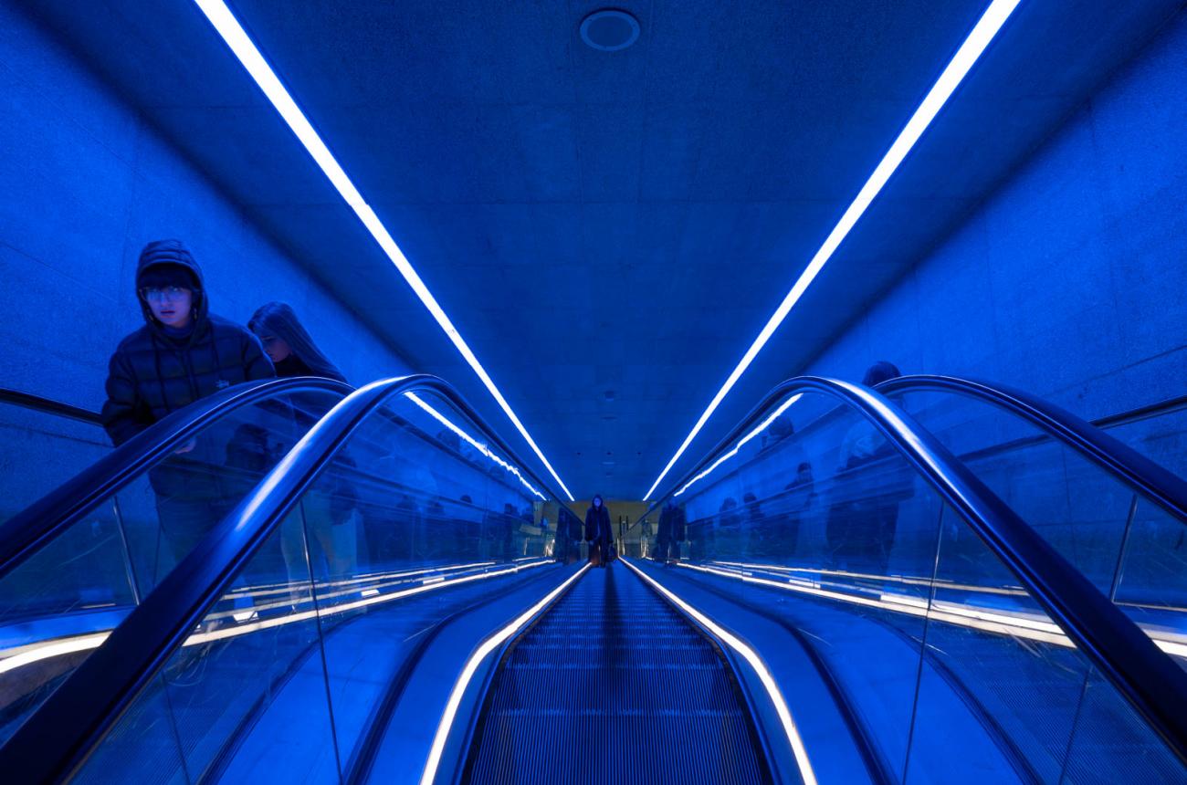 gammel strand, metro, rulletrappe