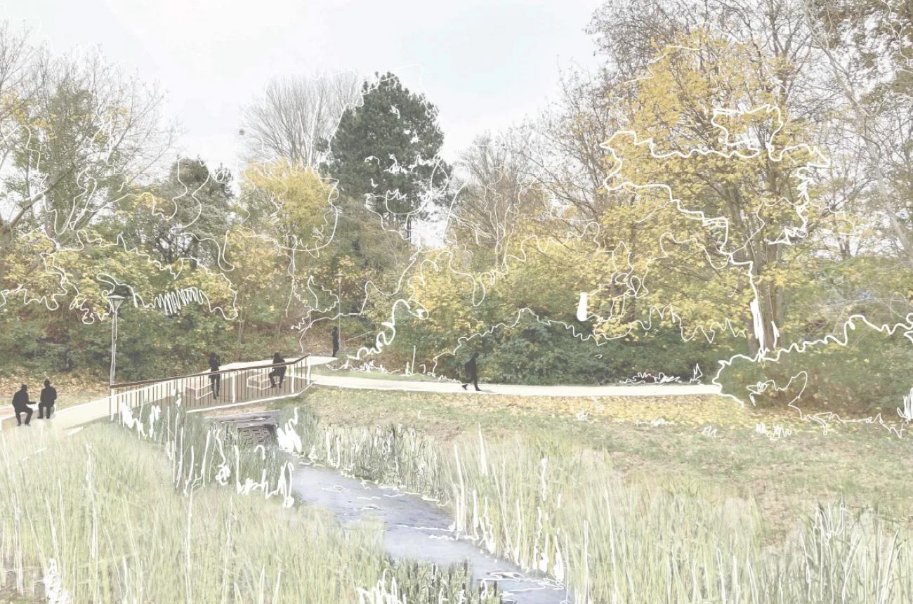 Vision for åen I Grøndalspark