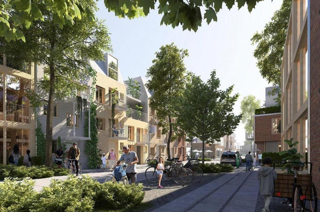 M5, Kløverparken, nyt boligområde