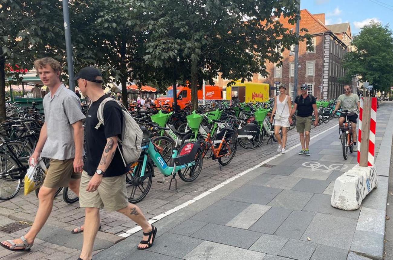 lejecykler, lime, cykelparkering