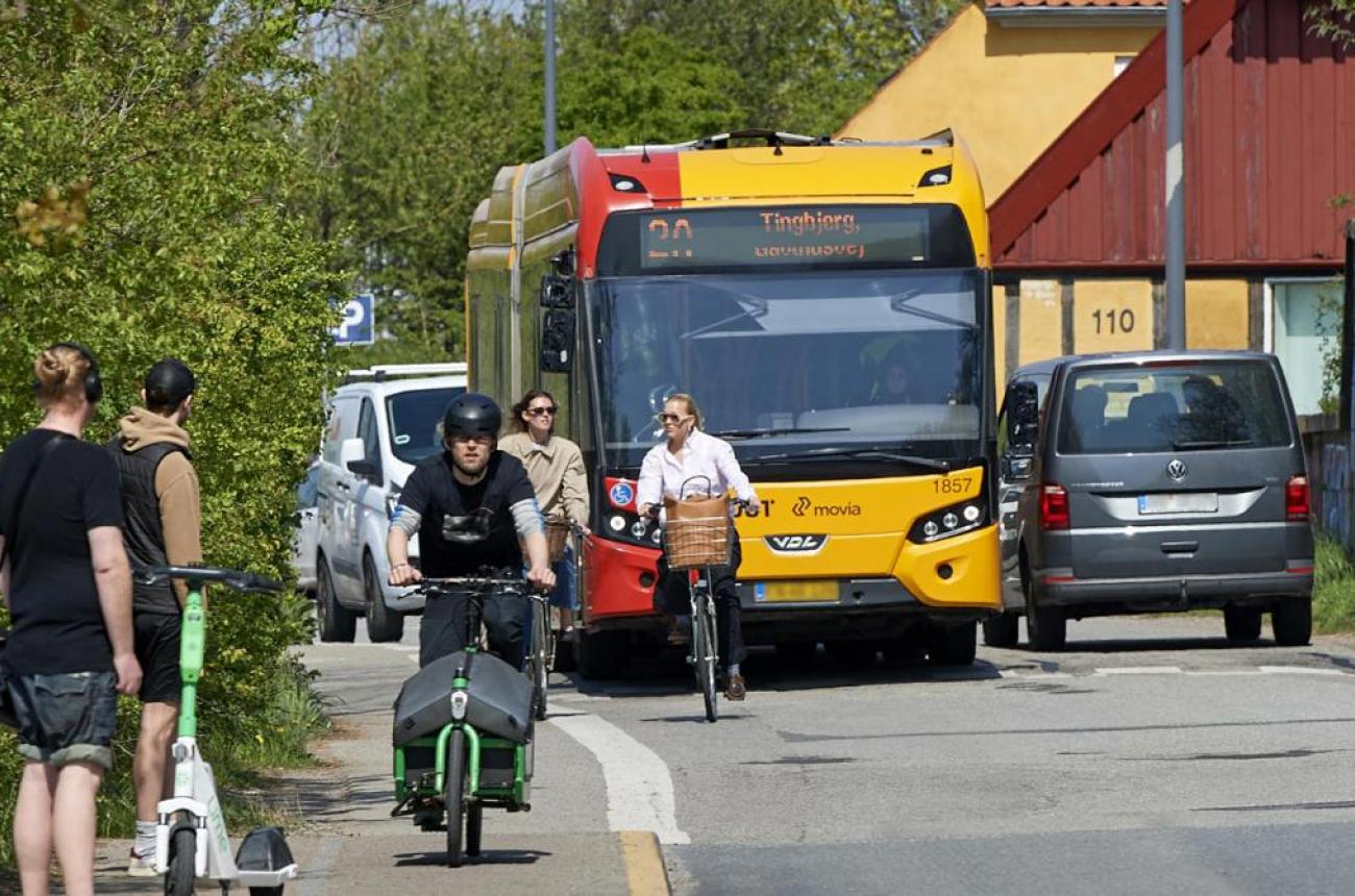 refshalevej, bus, cyklister
