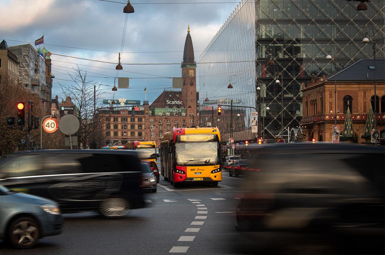vesterbro passage, bus, trafik