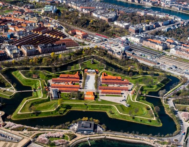 Kastellet Østerbro Luftfoto