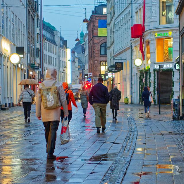 Rainy day in Copenhagen