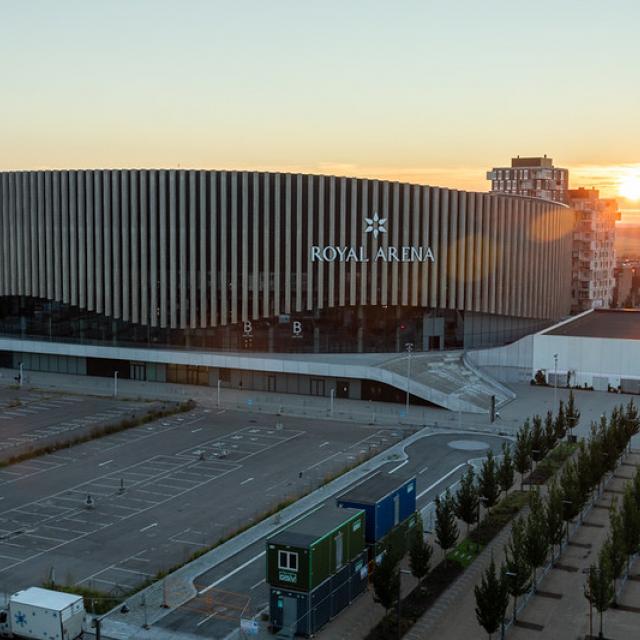 Sunset on Royal Arena