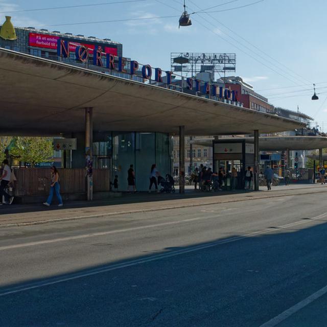 Nørreport train station in Copenhagen