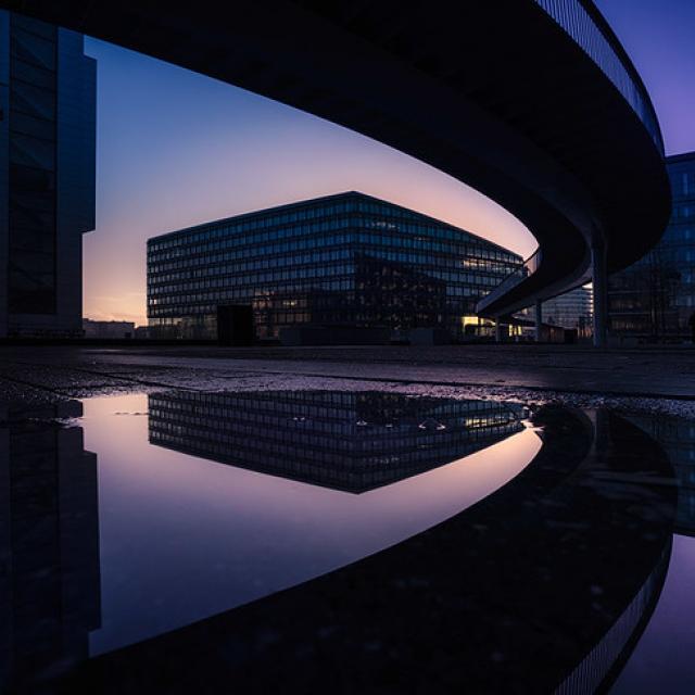 The Bicyle Bridge In Copenhagen
