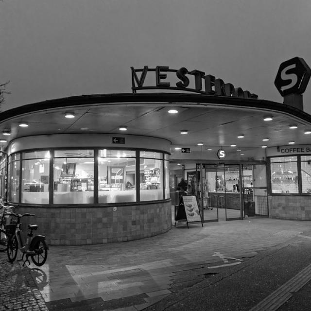 Vesterport S-train station in Copenhagen