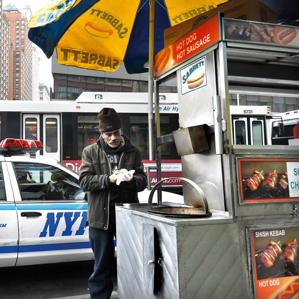 Hotdog stand Manhattan