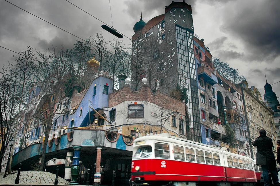 Hundertwasser House Wien.