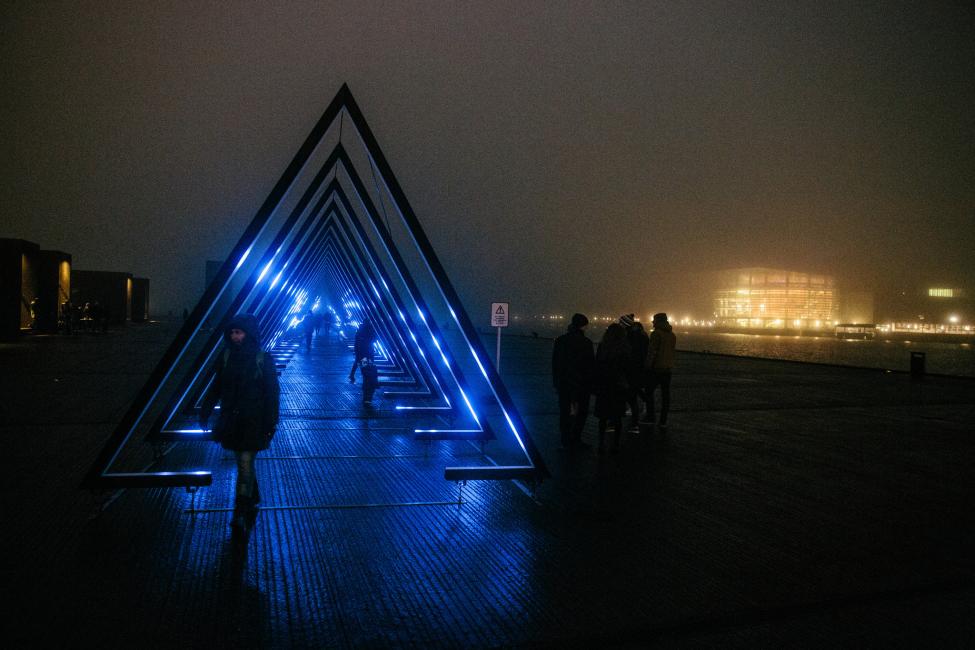 lysinstallation ofelia plads