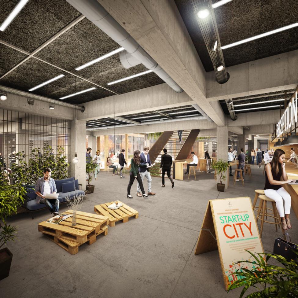 start-up city ankomstområde