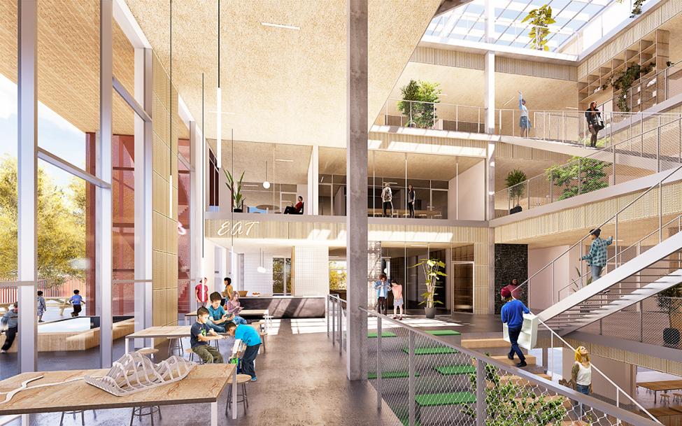 nordøstamager skole atrium