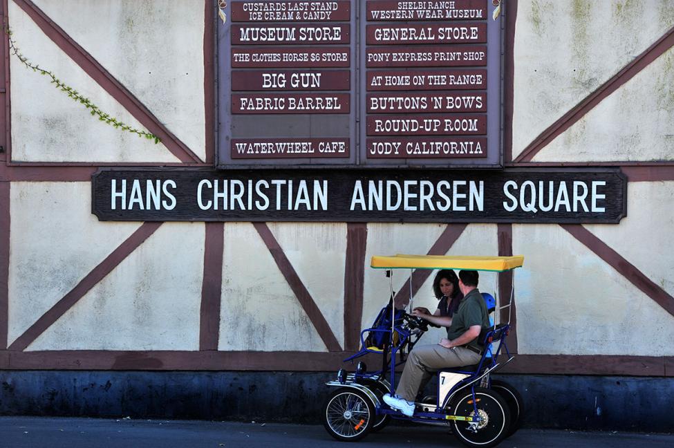 Solvang Hans Christian Andersen square