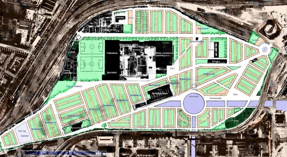 jernbanebyen arkitekturoprøret plan