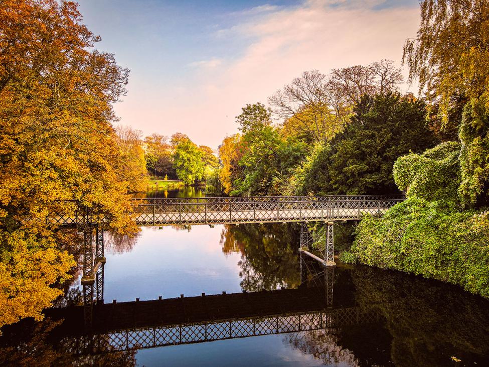 Ørstedsparken luftfoto 4 broen