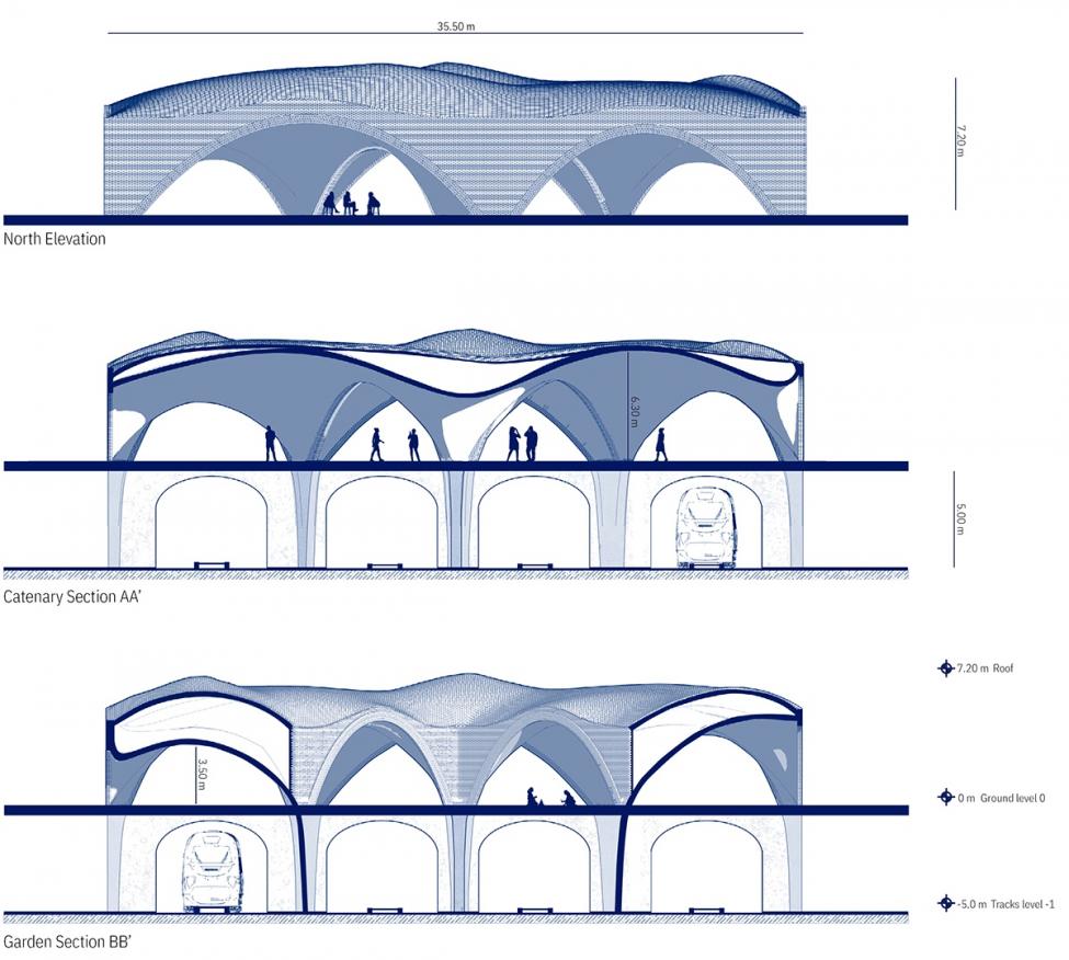 Fundament pavillon