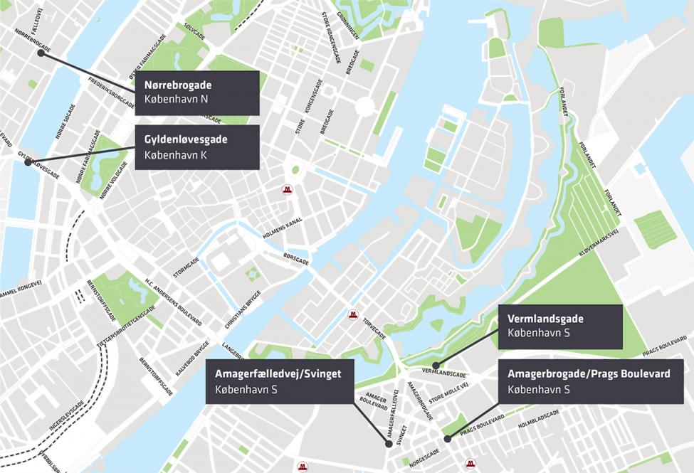 cykeltrafiktavler oversigtskort