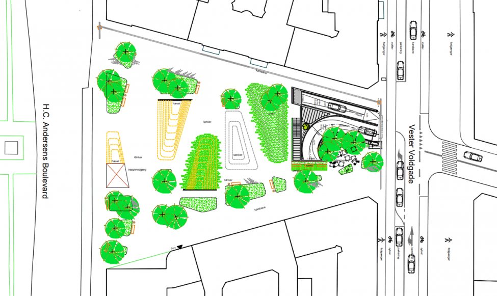 Dantes Plads Plan for Parkeringskælder