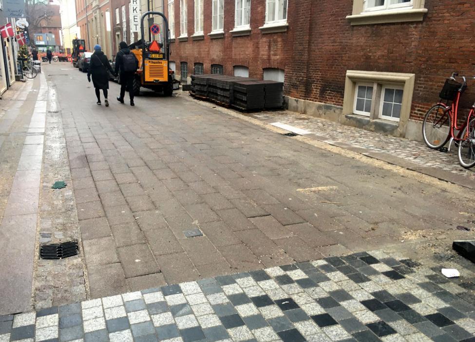 Købmagergade Valkendorfsgade belægning