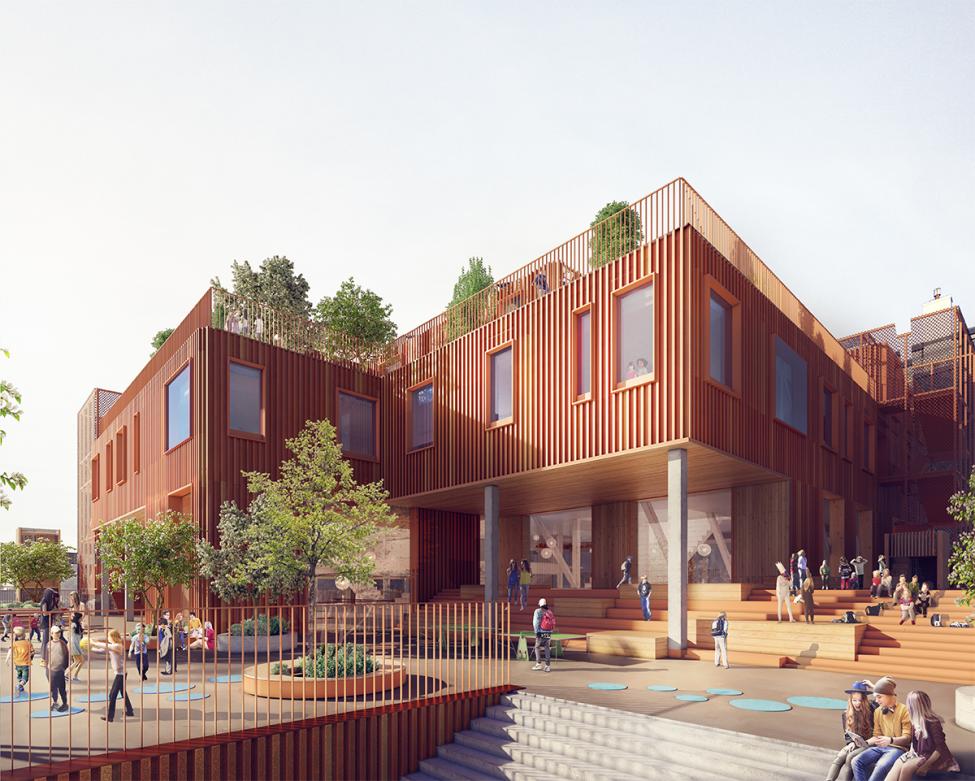 nordøstamager skole hævet skolegård