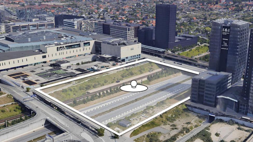 ørestad låg på øresundsmotorvejen