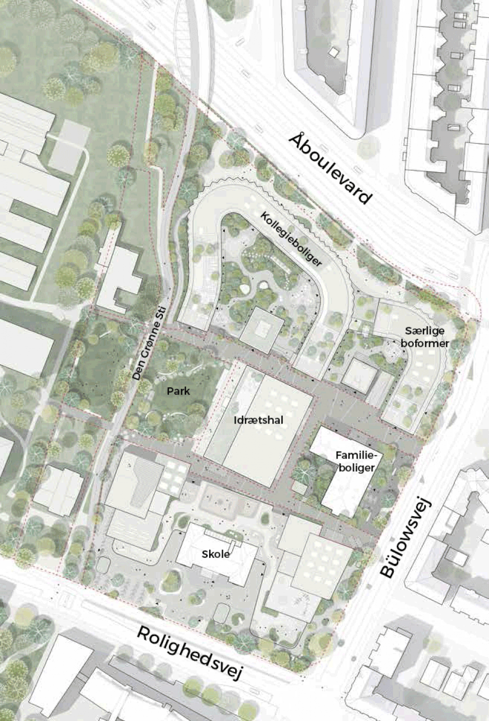 Rolighedsvej Campus plan