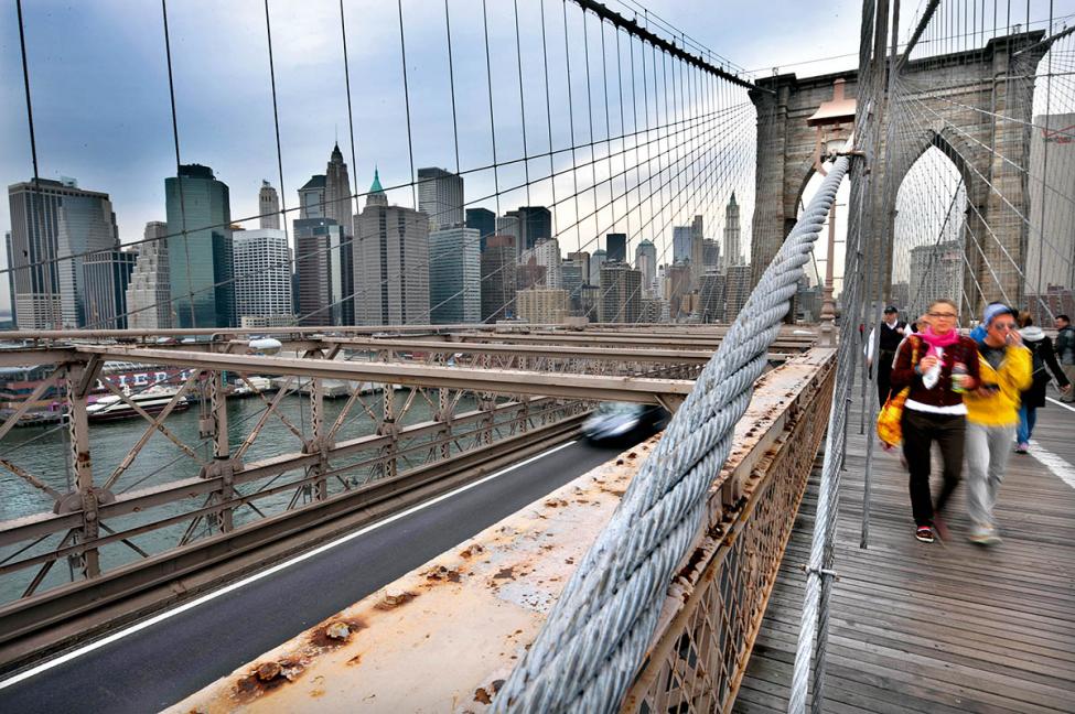 Brooklyn Bridge Manhattan Skyline