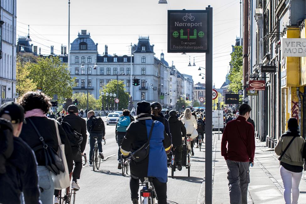 cykel informationstavle nørrebrogade