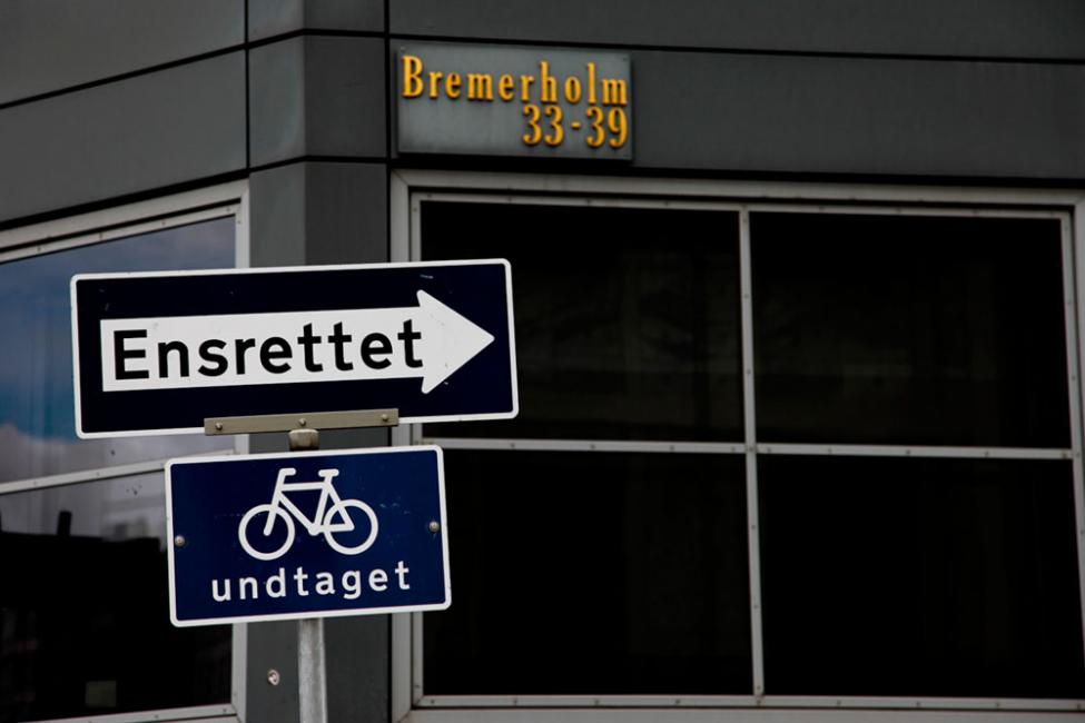 ensrettet cykler undtaget bremerholm