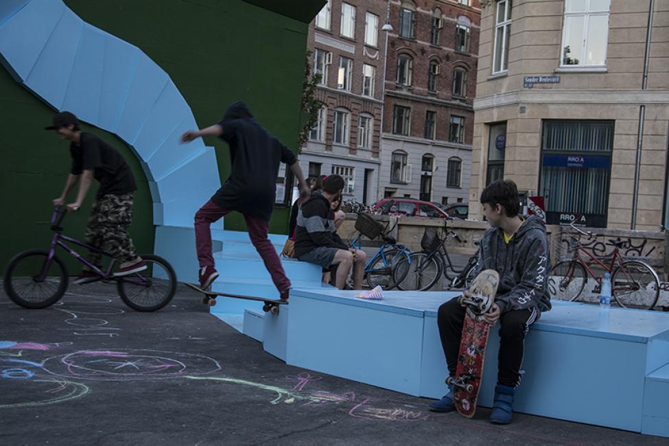 skaters stairway sønder boulevard