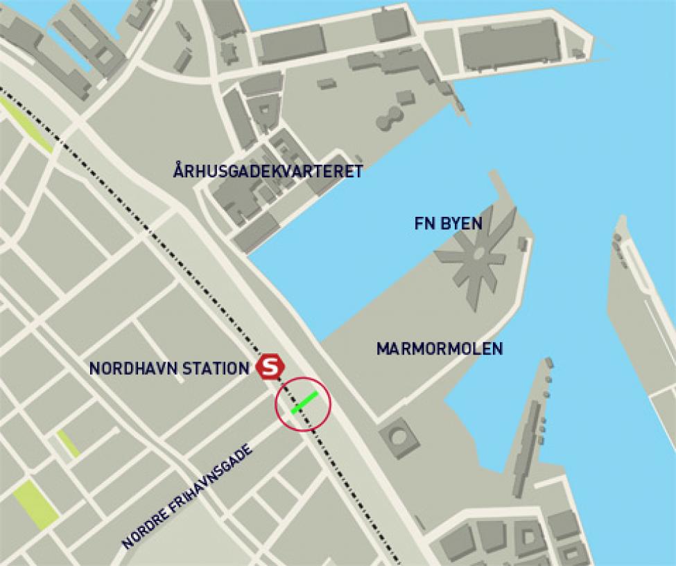 stiforbindelse nordhavn østerbro kort