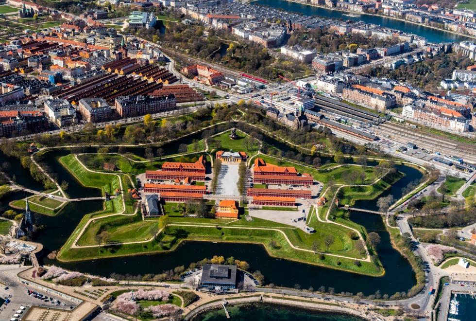 Kastellet Østerbro Luftfoto