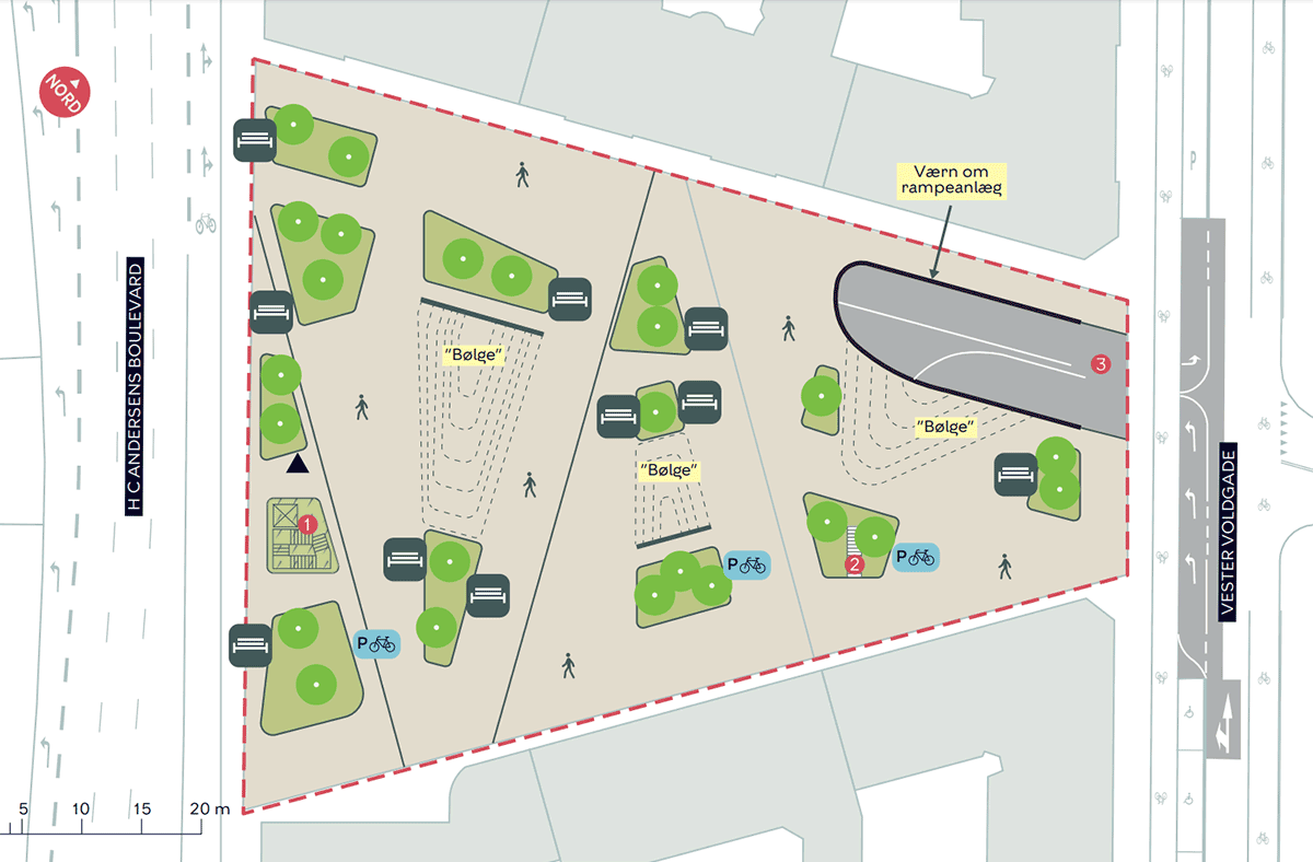 dantes plads plan parkeringskælder