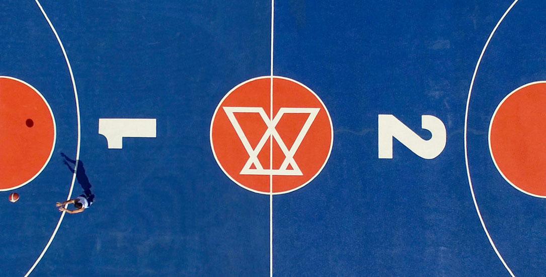 Spil basketball på taget i Ørestad KBH